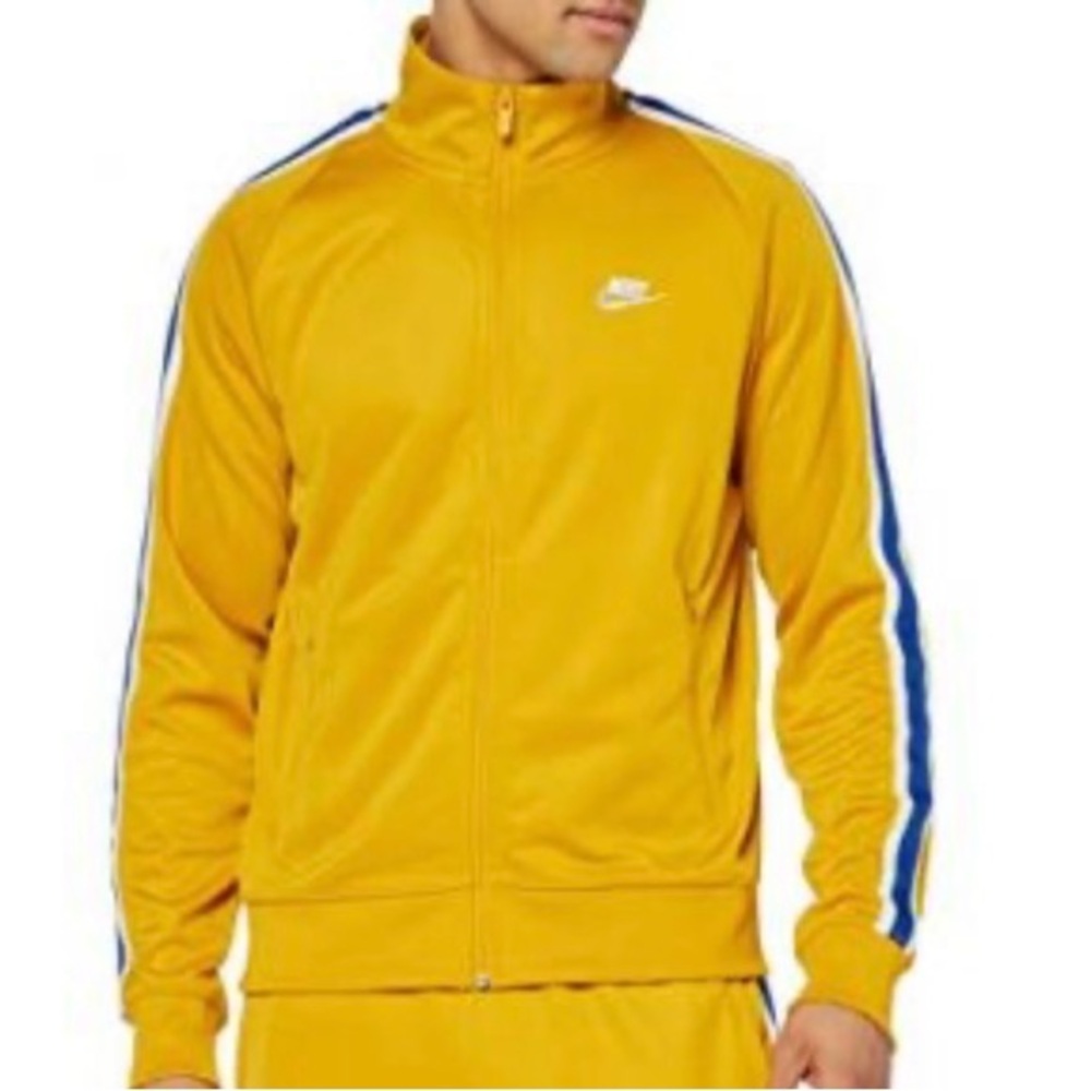 Nike Men’s Gold Track Jacket size Large
